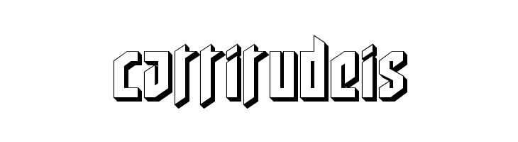 Deathshead 3D  Free Fonts Download