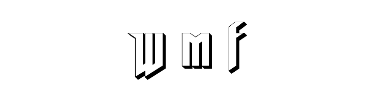 Deathshead 3D  Free Fonts Download