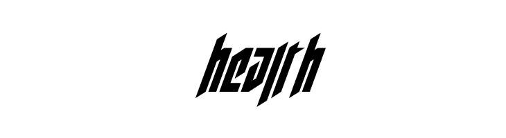 Deathshead Condensed Italic  Free Fonts Download
