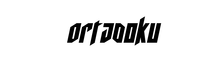 Deathshead Semi-Italic  Free Fonts Download