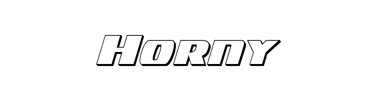 Americorps 3D Condensed  Free Fonts Download