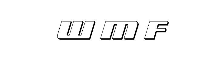 Americorps 3D Condensed  Free Fonts Download