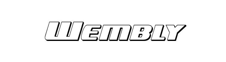 Americorps 3D Condensed  Free Fonts Download