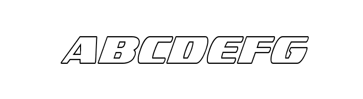 Americorps Outline Condensed  Free Fonts Download
