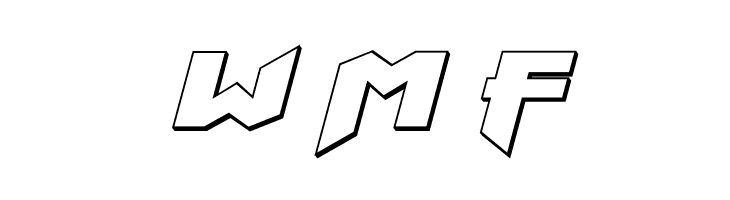 Heavy Copper 3D Italic  Free Fonts Download