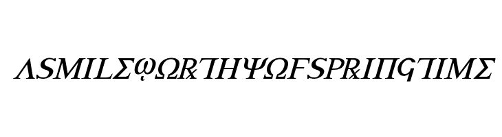 Achilles Italic  Free Fonts Download