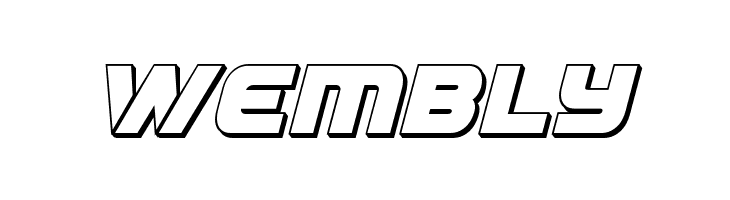 Ozda 3D Italic  Free Fonts Download