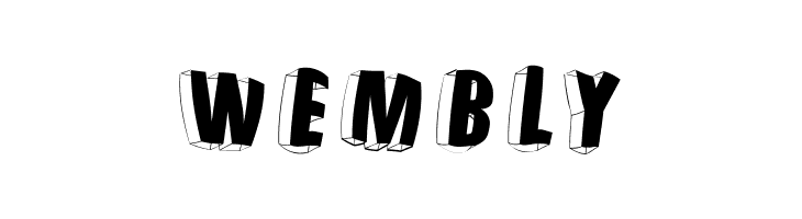 ThreeDimRightwardsRound  Free Fonts Download