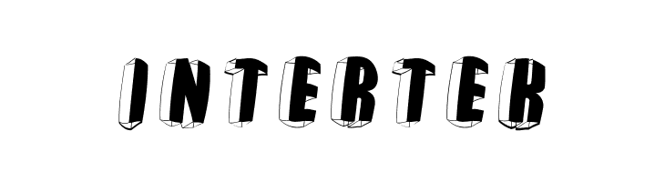 ThreeDimRightwardsRound  Free Fonts Download