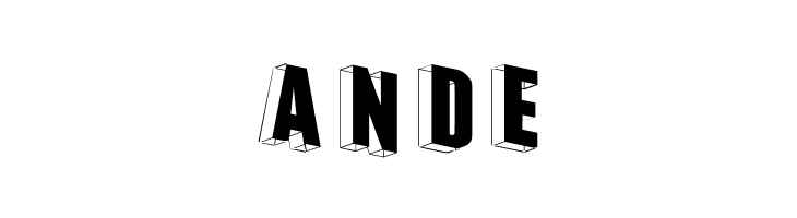 ThreeDimRightwards  Free Fonts Download