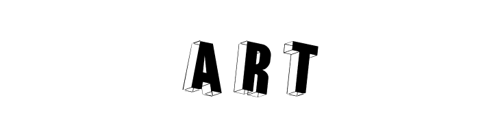 ThreeDimRightwards  Free Fonts Download
