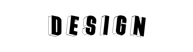 ThreeDimRightwards  Free Fonts Download