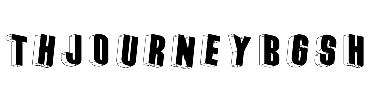 ThreeDimRightwards  Free Fonts Download