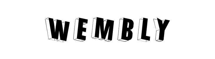 ThreeDimRightwards  Free Fonts Download