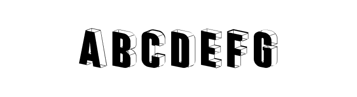 Threedimensional  Free Fonts Download