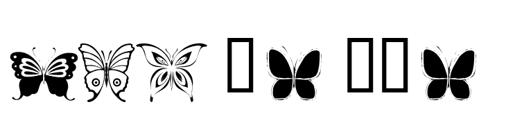 Butterflies  Free Fonts Download