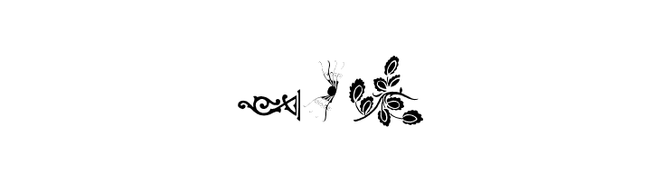 Unpublished Ornaments Two  Free Fonts Download
