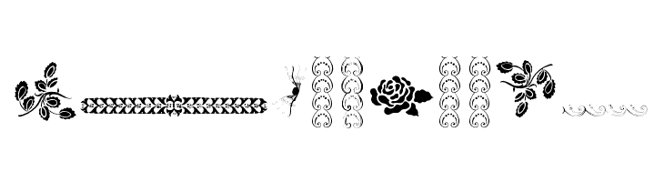 Unpublished Ornaments Two  Free Fonts Download