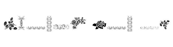 Unpublished Ornaments Two  Free Fonts Download