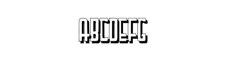 LetteringDecoShadow  Free Fonts Download