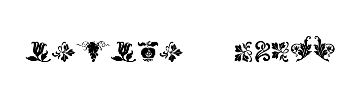 Rough Fleurons Free  Free Fonts Download