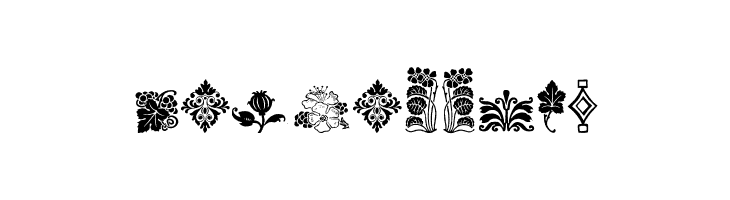 Rough Fleurons Free  Free Fonts Download