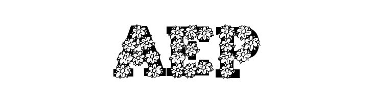 AlphaFlowers  Free Fonts Download