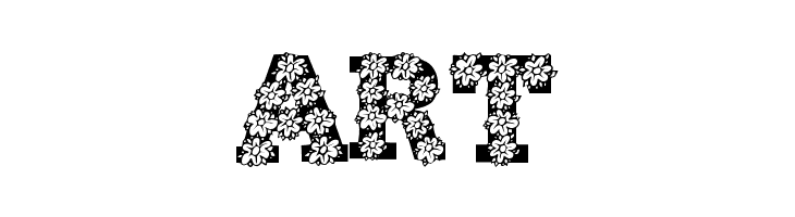AlphaFlowers  Free Fonts Download