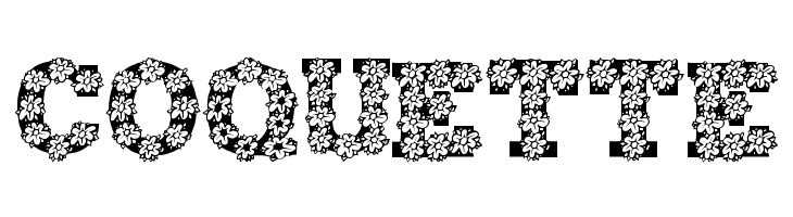 AlphaFlowers  Free Fonts Download