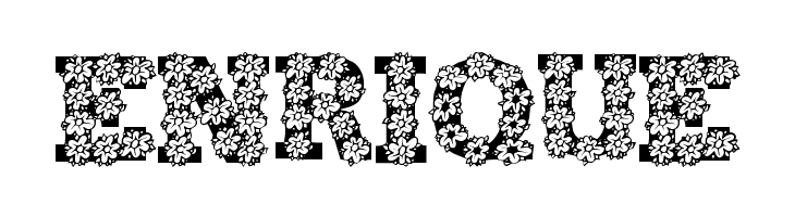 AlphaFlowers  Free Fonts Download