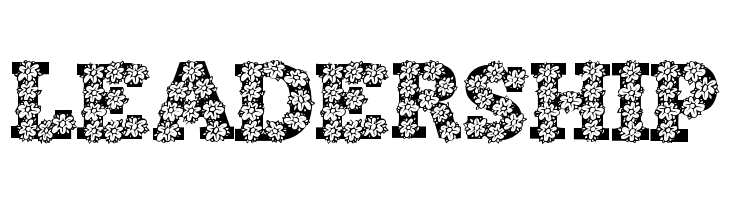 AlphaFlowers  Free Fonts Download