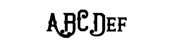 Two Peaks Curly  Free Fonts Download