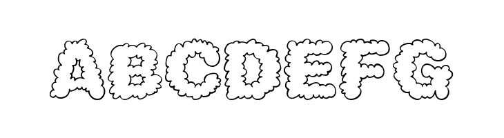 AlphaClouds  Free Fonts Download