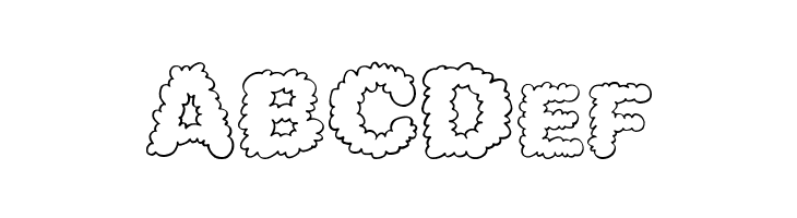 AlphaClouds  Free Fonts Download