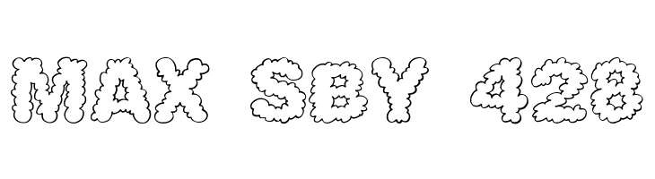 AlphaClouds  Free Fonts Download