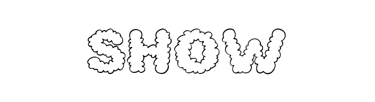 AlphaClouds  Free Fonts Download