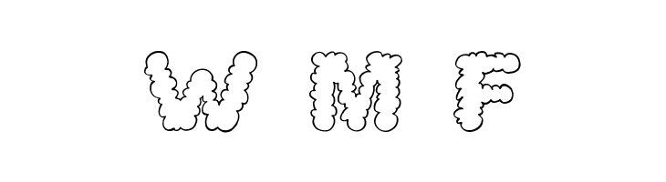 AlphaClouds  Free Fonts Download