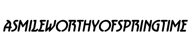 Aerolite Bold Italic  Free Fonts Download