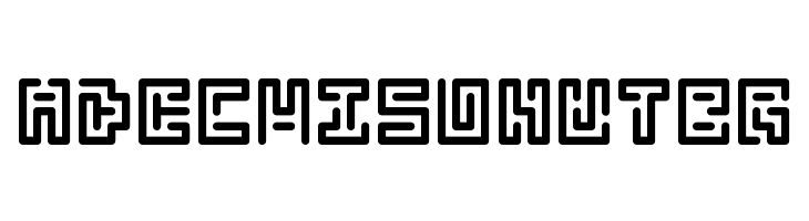 Abstract Labyrinth Rounded  Free Fonts Download