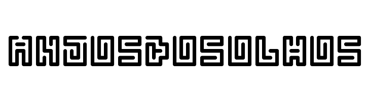 Abstract Labyrinth Rounded  Free Fonts Download