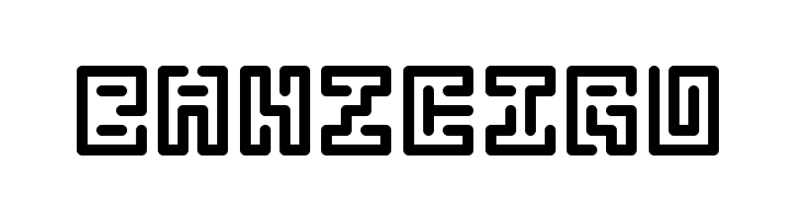 Abstract Labyrinth Rounded  Free Fonts Download