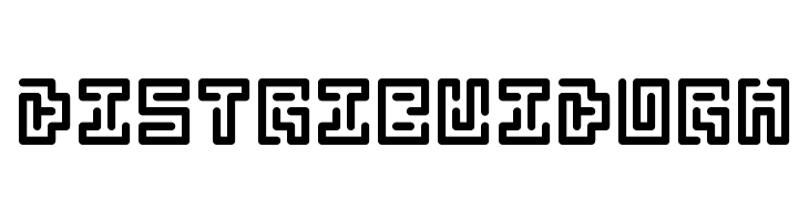 Abstract Labyrinth Rounded  Free Fonts Download