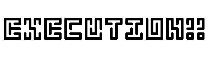 Abstract Labyrinth Rounded  Free Fonts Download