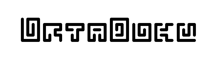 Abstract Labyrinth Rounded  Free Fonts Download