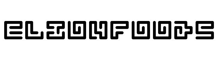 Abstract Labyrinth Rounded  Free Fonts Download