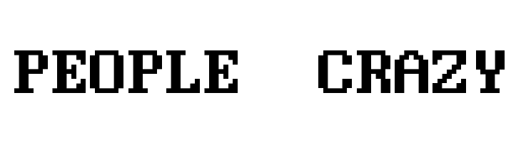 Modern DOS 8x14  Free Fonts Download