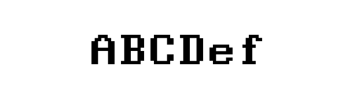 Modern DOS 9x14  Free Fonts Download