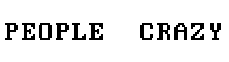 Modern DOS 9x14  Free Fonts Download