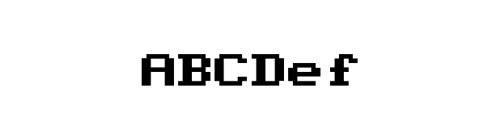 Modern DOS 8x8  Free Fonts Download