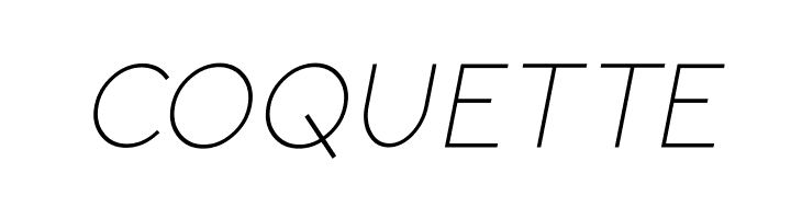 Coamei Light Italic  Free Fonts Download